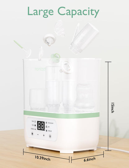MOMCOZY Electric Steam Baby Bottle Sterilizer & Dryer