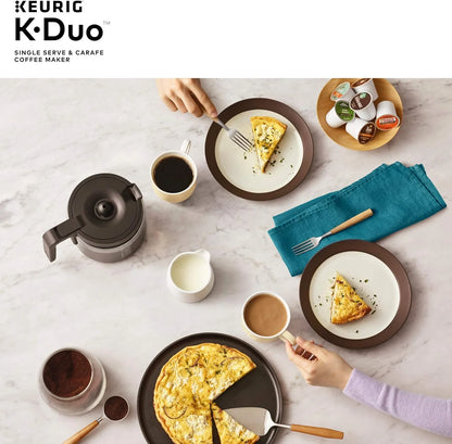 Duo Single Serve K-Cup Pod & Carafe Coffee Maker, Black