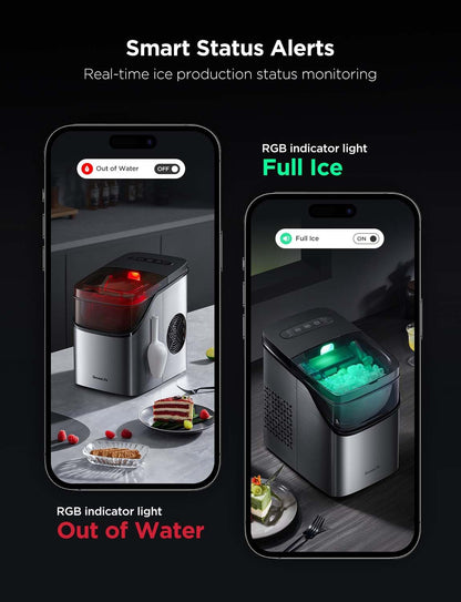 GOVEELIFE Smart Ice Maker Countertop - Portable Ice Machine