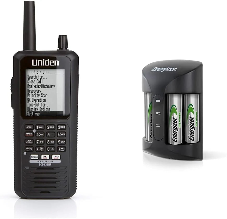 Uniden BCD436HP HomePatrol Digital Handheld Scanner with GPS & Weather Alerts