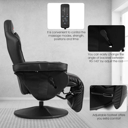 Pu Leather Massage Gaming Chair Ergonomic High Back Racing Style Gaming Recliner With Adjustable Backrest Amp Footrest Cup Holder Side Pouch - Comfortable And Ergonomic Design