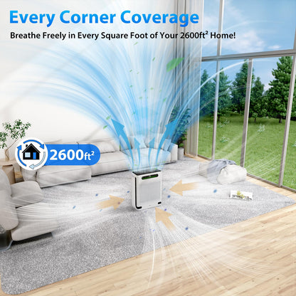 FREAIRE HAP605 HEPA Air Purifier for Large Rooms Up to 2600 Ft²