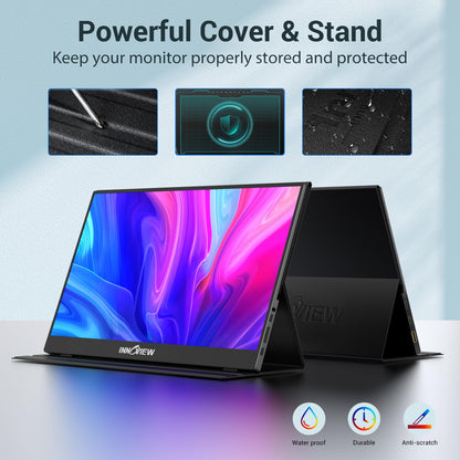 INNOVIEW Portable Monitor 15.6" FHD 1080P HDMI USB-C