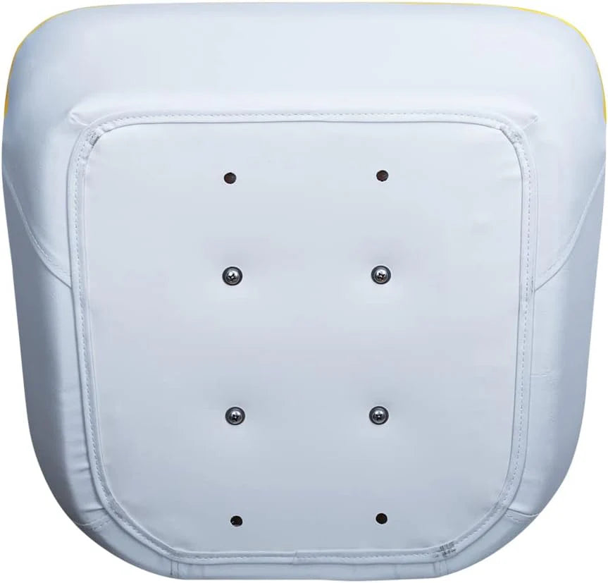 Bucket Pontoon Boat Seat (White/Blue)