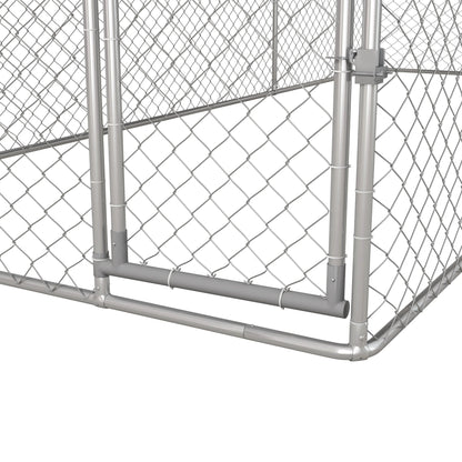 PawHut 19.7' x 7.5' x 7.5' Outdoor Dog Kennel W/ Waterproof Roof