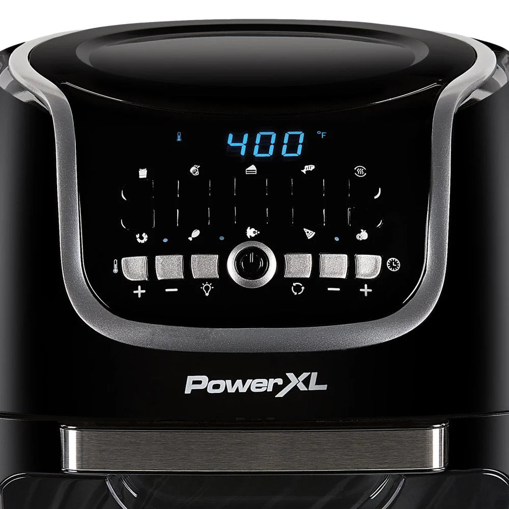PowerXL Vortex Air Fryer Pro plus 10 Quart Capacity, Black, 1700 Watts