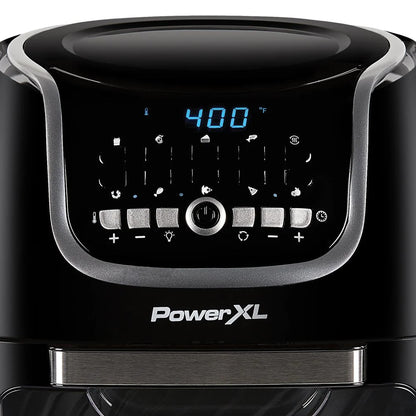 PowerXL Vortex Air Fryer Pro plus 10 Quart Capacity, Black, 1700 Watts