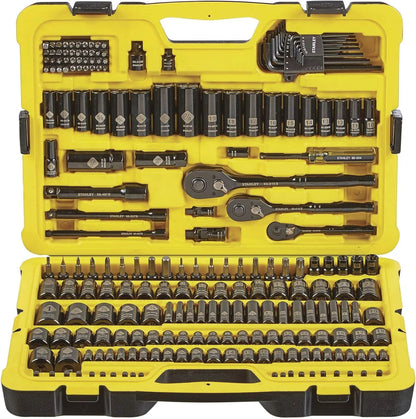 Professional Grade Black Chrome NEW Mechanics Tool Set (Socket Set-229 pieces)