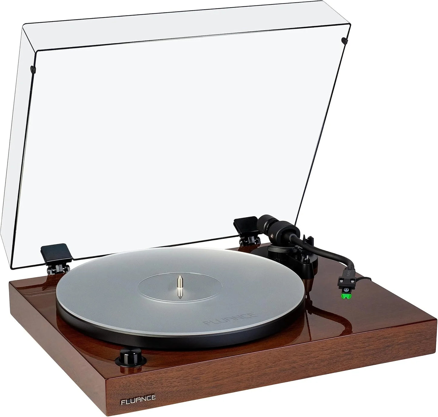 Fluance RT81+ Vinyl Turntable, VM95E Cartridge, Walnut