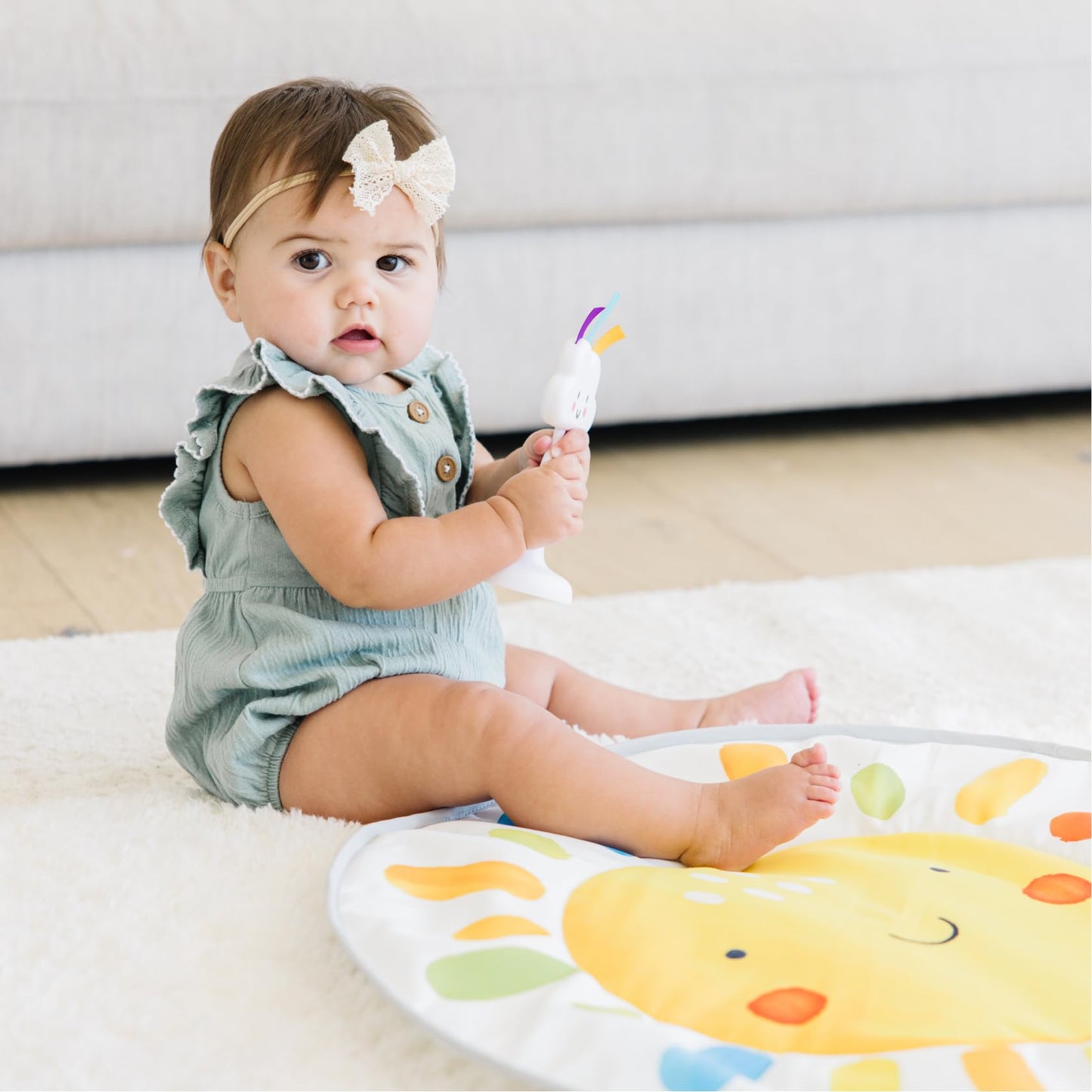MOVE2PLAY 4-in-1 Montessori Baby Activity Center with Toys