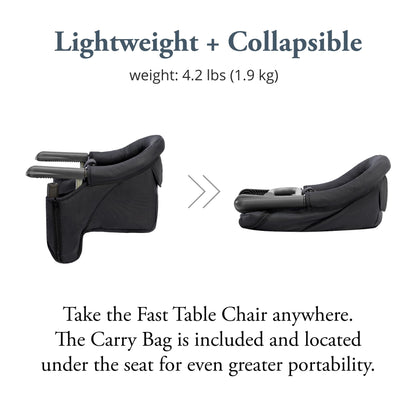 INGLESINA Fast Table Chair with Tray - Portable Baby High Chair
