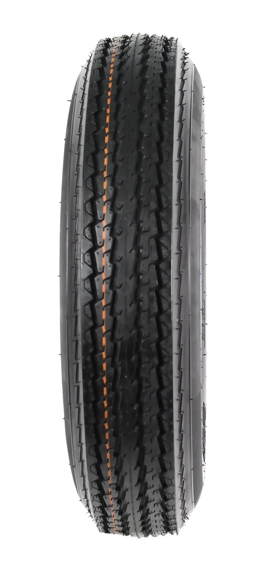 Two Trailer Tires On Rims 5.30-12 530-12 5.30 X 12 5 Hole Wheel White Spoke