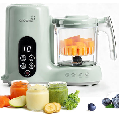 GROWNSY Baby Food Maker - One Step Processor & Steamer