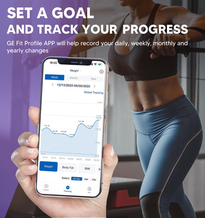 GE Smart Scale: 8-Electrode Bluetooth Body Composition Analyzer