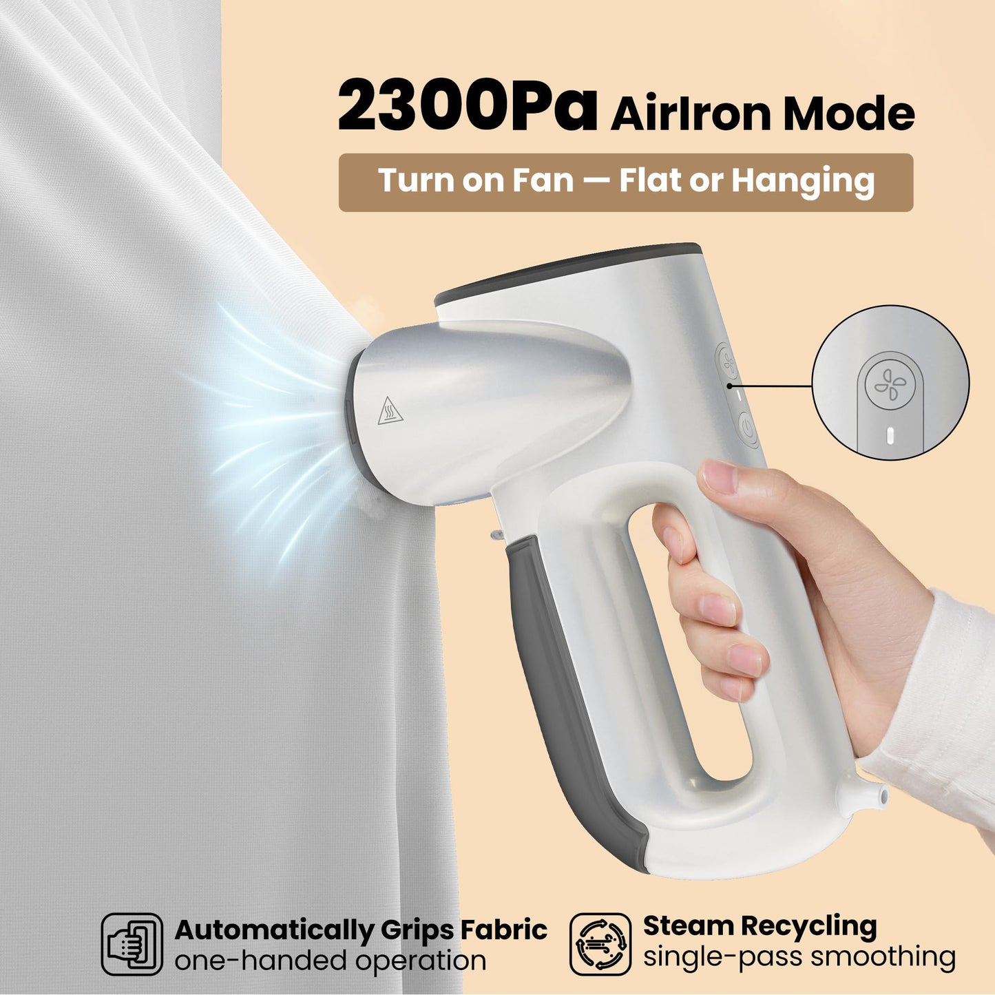 NEAKASA Magic 1 Vacuum Steamer - Handheld Garment Steamer