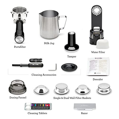Breville Barista Express Espresso Machine, One Size, Brushed Stainless Steel: Semi Automatic Pump Espresso Machines: Home & Kitchen