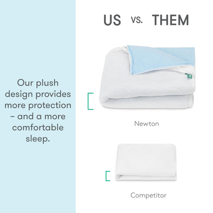 NEWTON BABY Waterproof Crib Mattress Pad | Ultra-Breathable Comfort