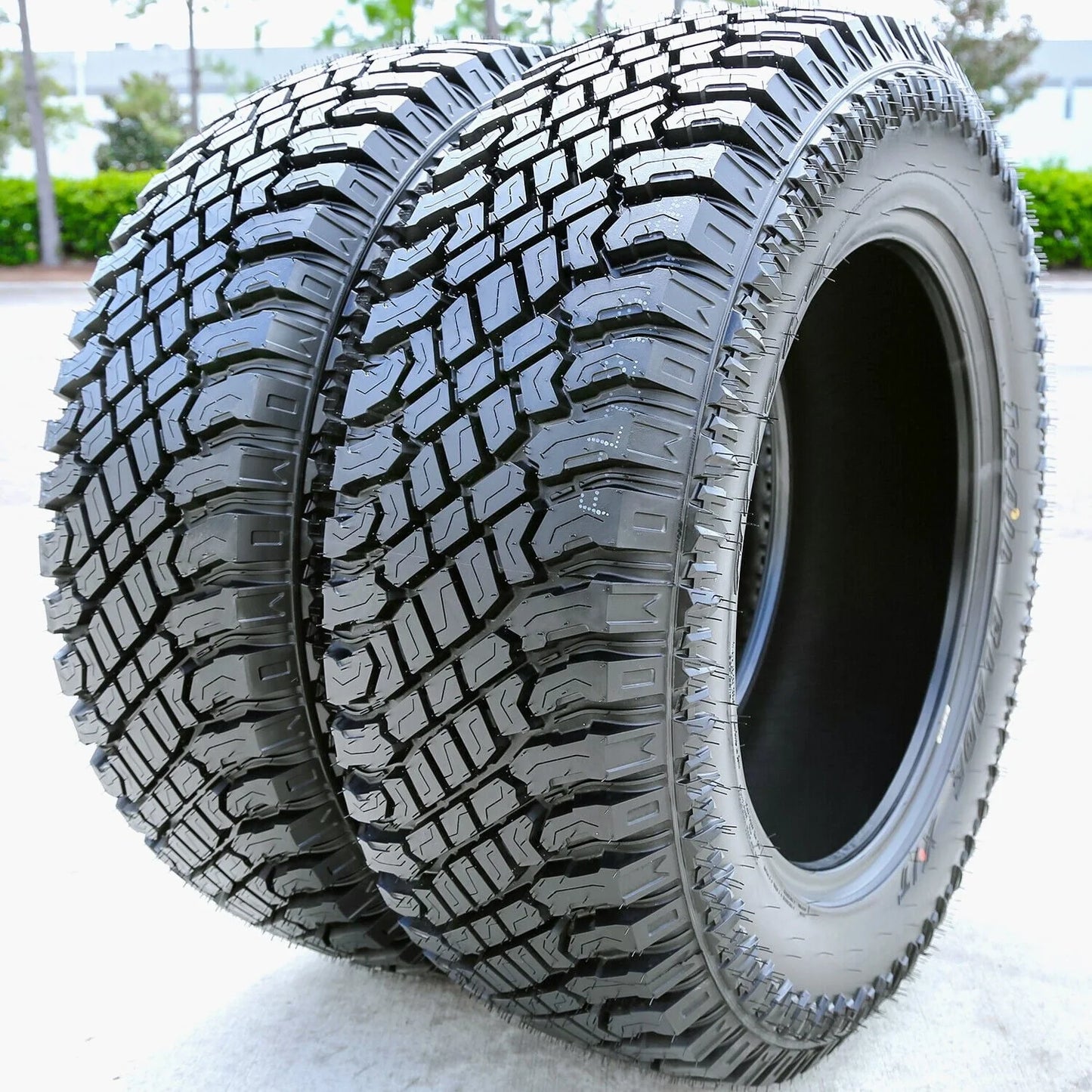 One set of 4 (four) X/T LT 295/60R20 126/123R E (10 ply) ATA /T all-terrain tires