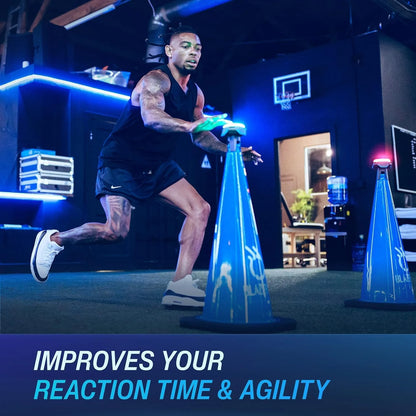 Reaction Training Platform Improves Reaction Time And Agility For Athletes, Trainers, Coaches, Physical & Neurological Therapists, Fitness Trainers, Physical Educators