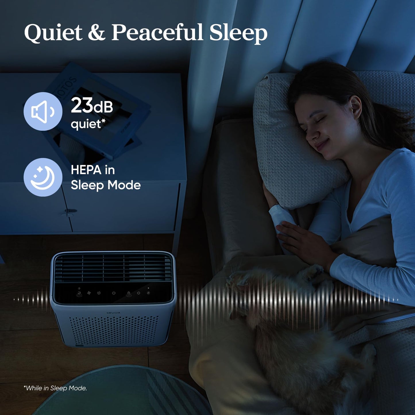 LEVOIT Vital 100S-P Air Purifier for Large Rooms 1073Ft²