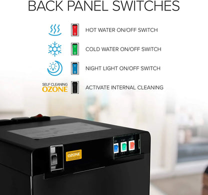 Brio Self Cleaning Bottom Loading Water Cooler Water Dispenser 3 Temperature Settings