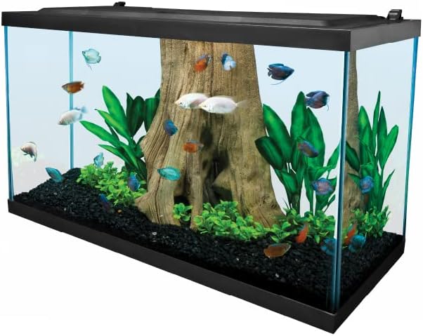Complete LED Aquarium 55 Gallons, Includes LED Lighting, Filtration, Heater and Accessories