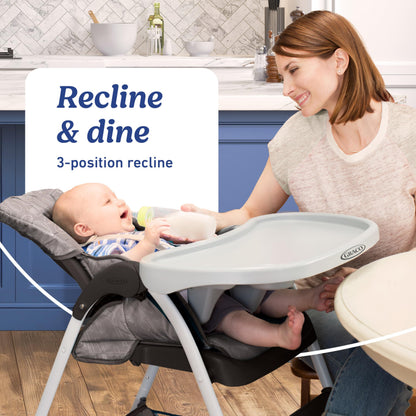 GRACO Slim Snacker High Chair - Ultra Slim, Fast-Folding