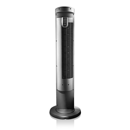 LASKO Oscillating Tower Fan with Remote - 42" Silver