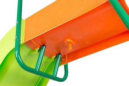 Outdoor Playground Slide, Big Backyard Freestanding Plastic Slide, 10 ft Outdoor Swing Set Slide for Kids Ages 4-8
