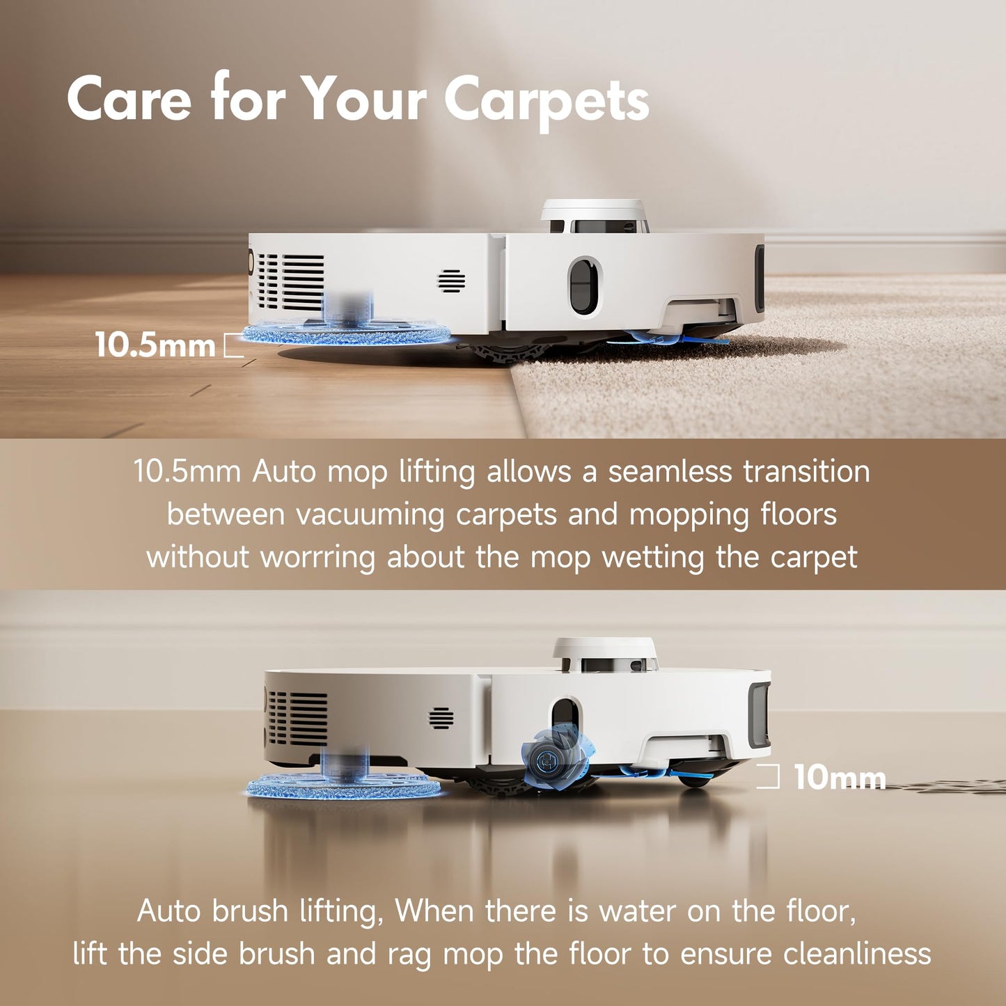 MOVA P10 Pro Ultra Robot Vacuum & Mop with 13,000Pa Suction
