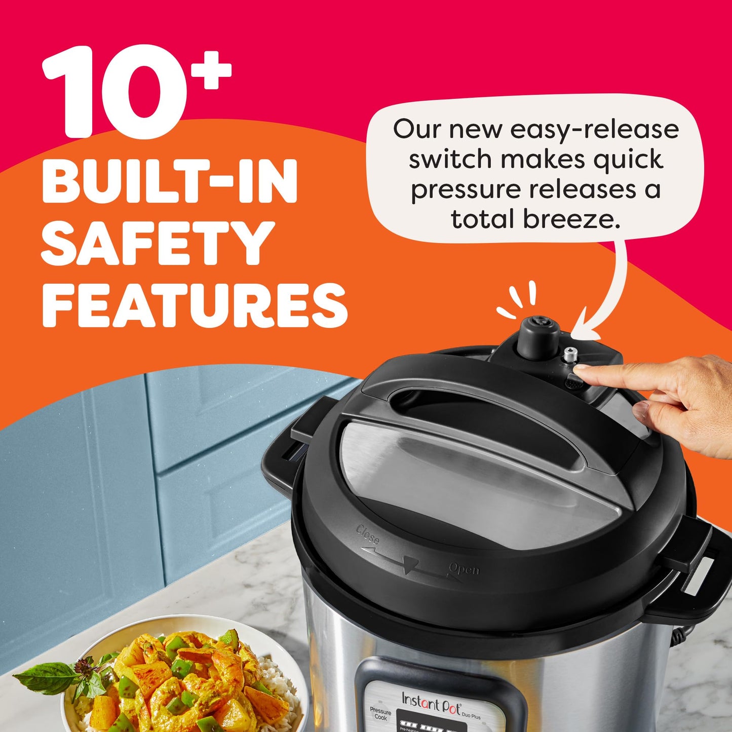 INSTANT POT Duo Plus 9-in-1 Multicooker with App & Recipes