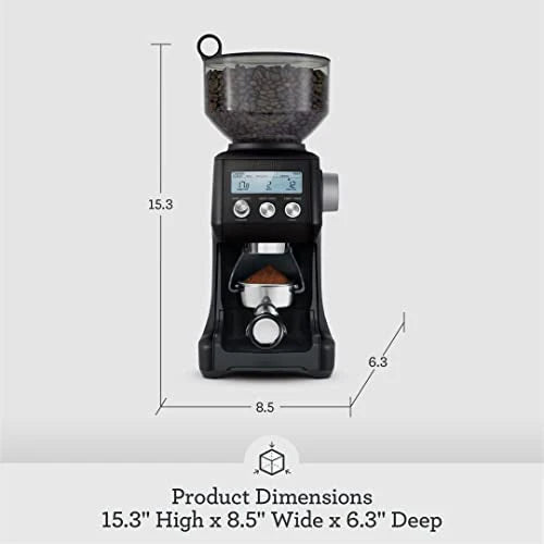 Breville the Smart Grinder Pro BCG820BST, Black Stainless Steel : Home & Kitchen