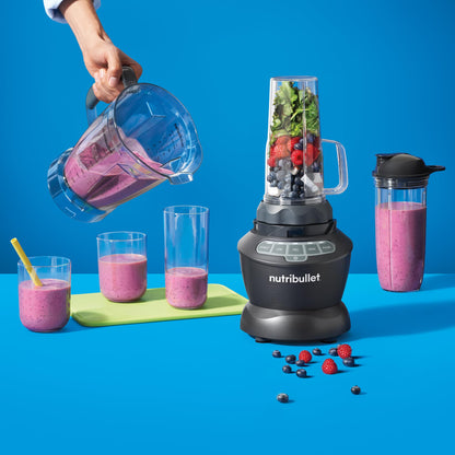 NUTRIBULLET Full-Size Blender Combo 1200W - Dark Gray