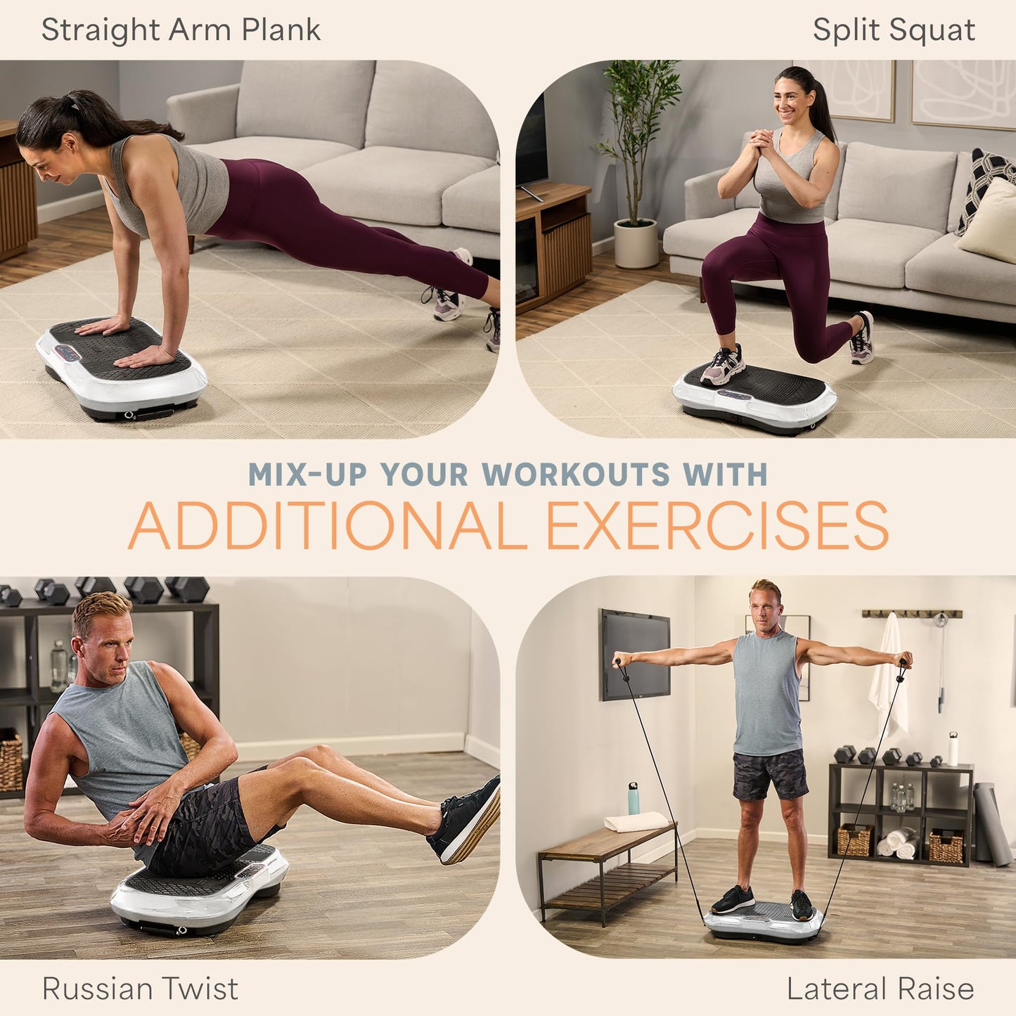 LIFEPRO Waver Vibration Plate Exercise Machine for Fitness