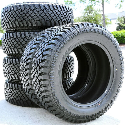 One set of 4 (four) X/T LT 295/60R20 126/123R E (10 ply) ATA /T all-terrain tires