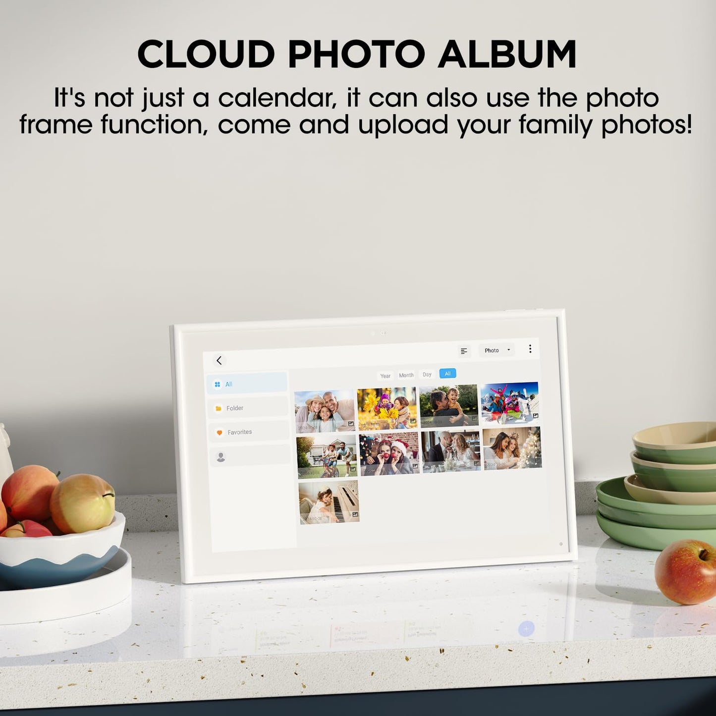 MEZED 10.1" Digital Calendar & Meal Planner with Touch Screen