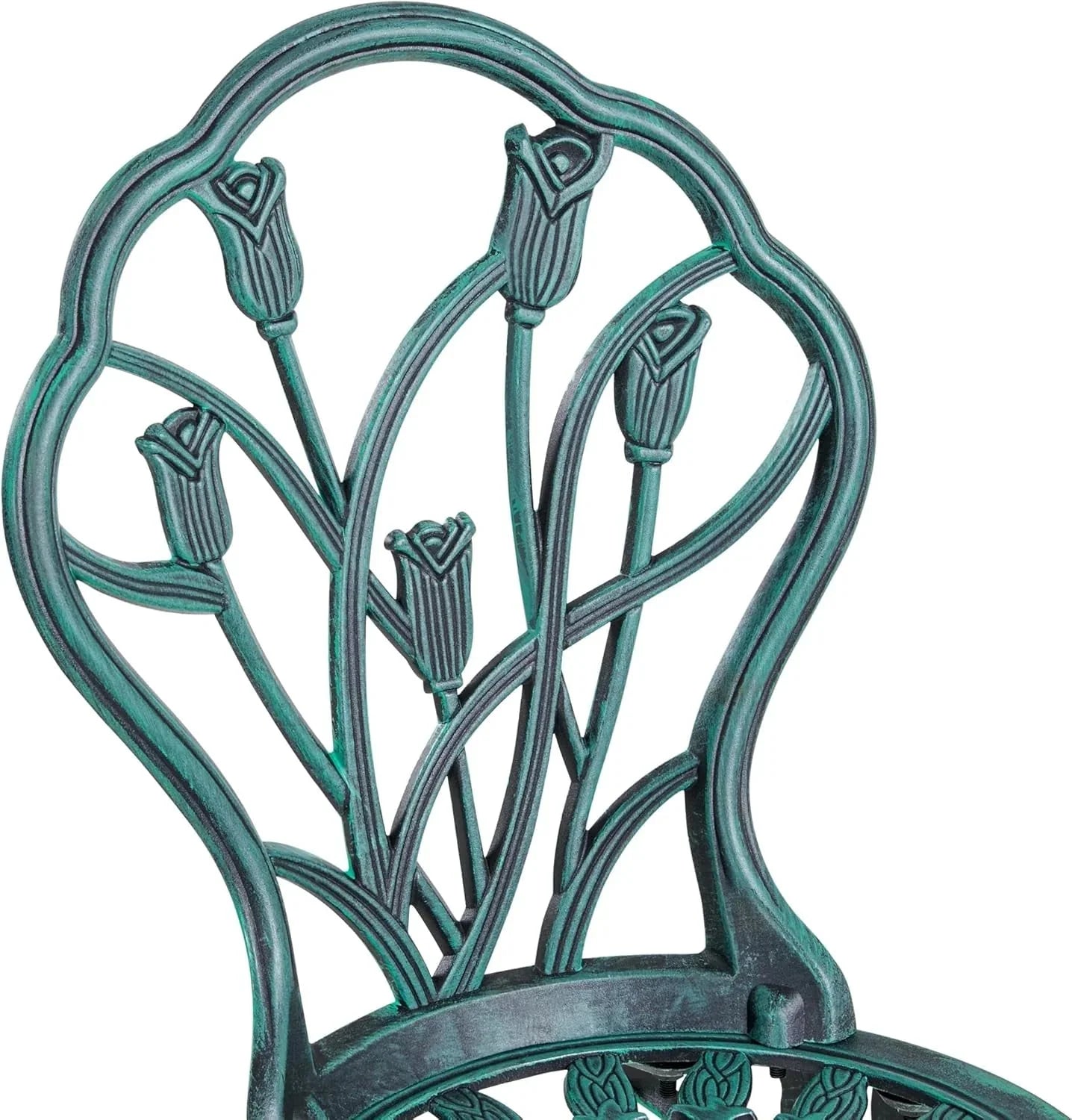 Patio Bistro Sets 3 Piece Cast Aluminum Bistro Table