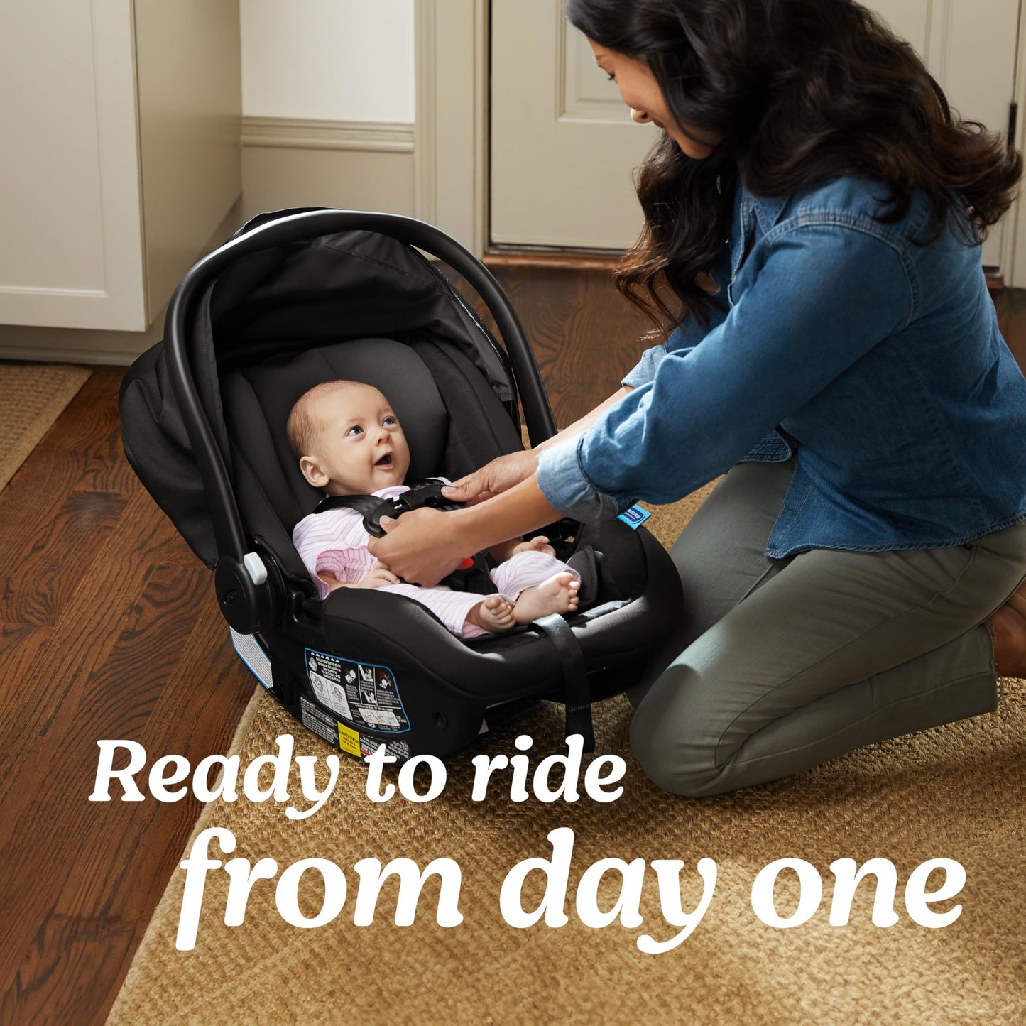 GRACO SnugRide SnugFit Infant Car Seat with Anti-Rebound Bar