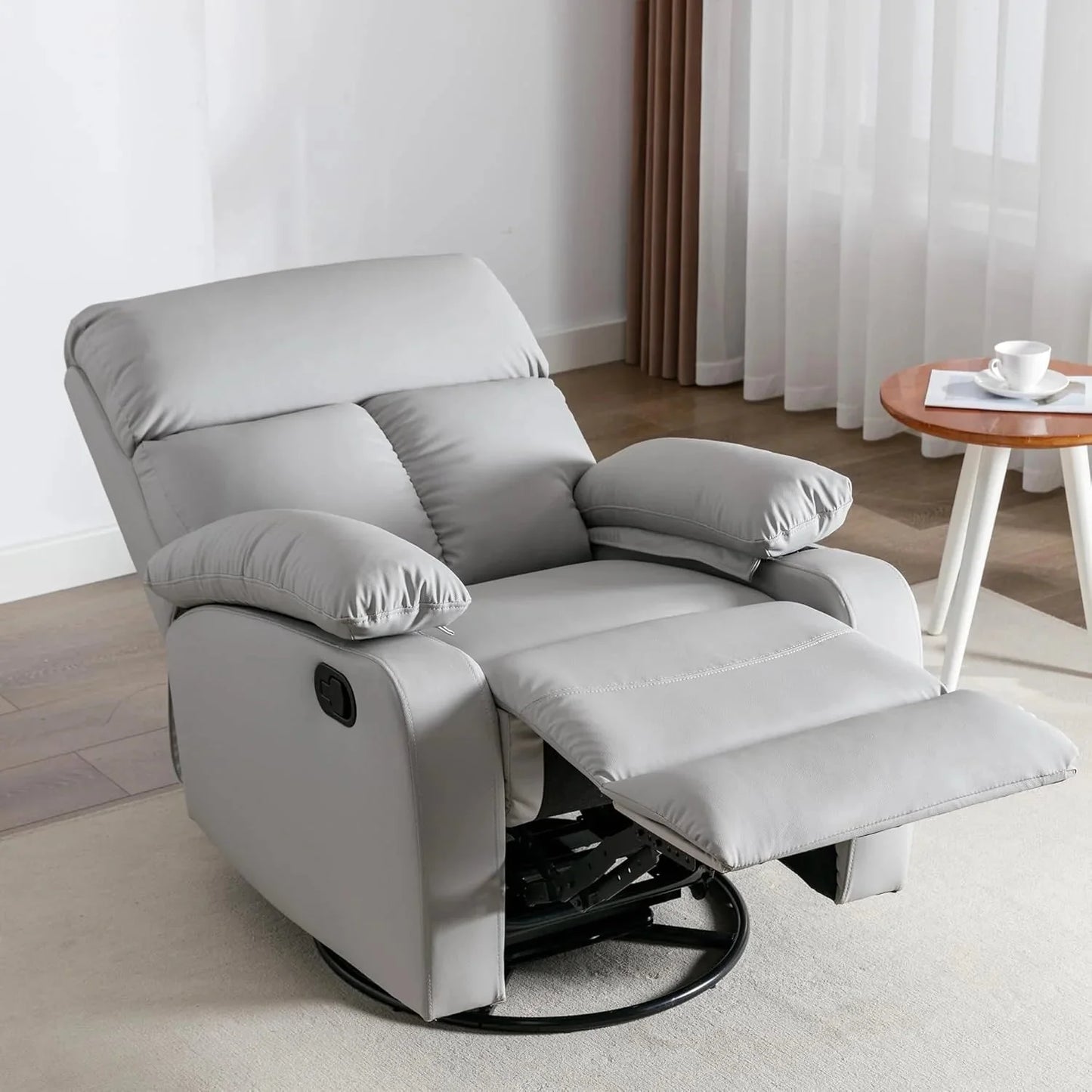 Small Swivel Rocker Recliner Chair for Compact Spaces