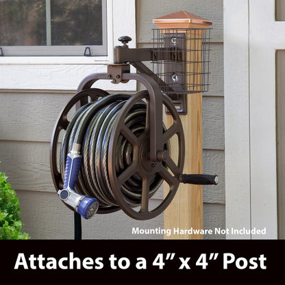 LIBERTY GARDEN 712 Single Arm Multi-Directional Garden Hose Reel