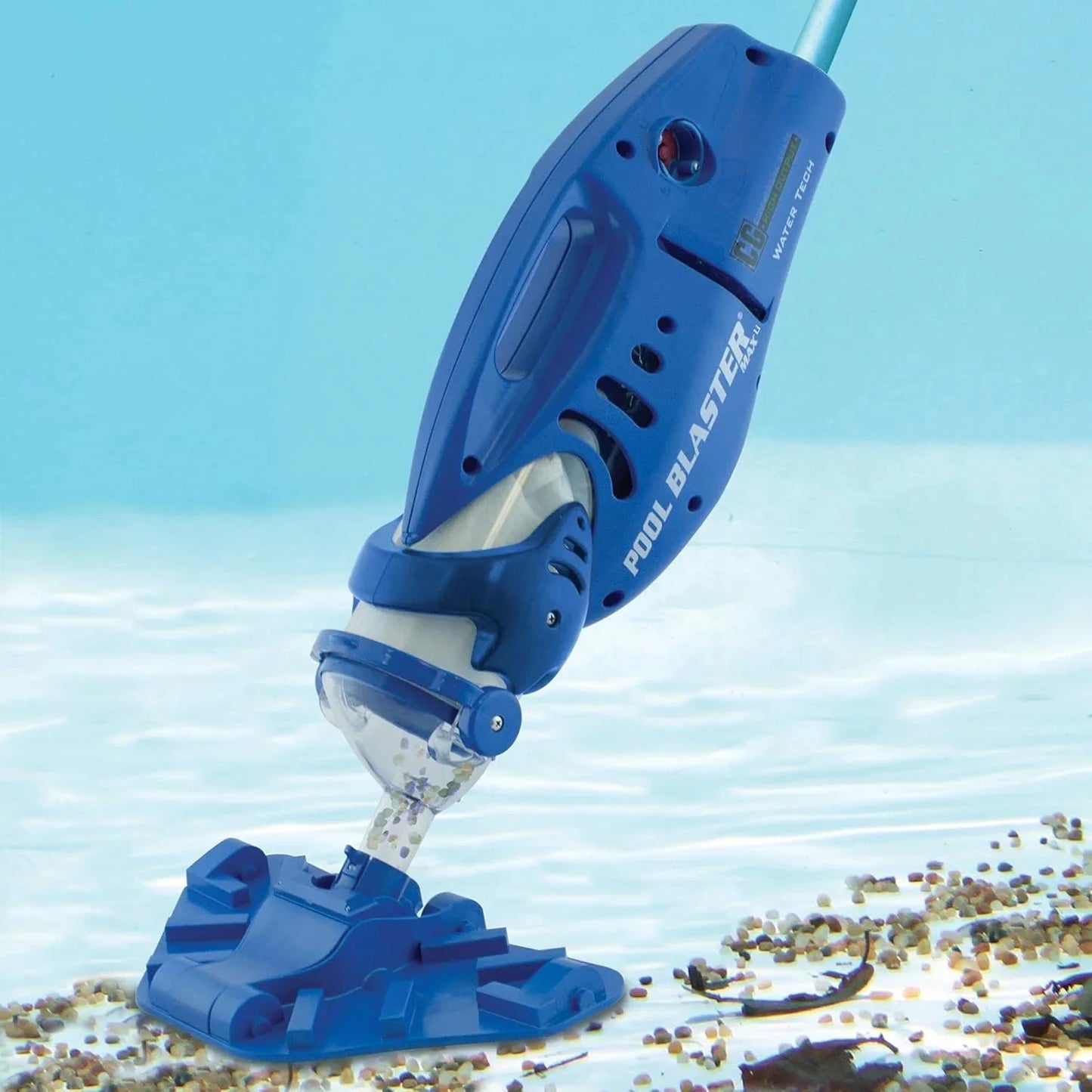 POOL BLASTER Max Cordless Pool Vacuum for Deep Cleaning & Strong Suction, Handheld Rechargeable Swimming Pool Cleaner for Inground and Above Ground Pools, Hoseless Pool Vac by Water Tech