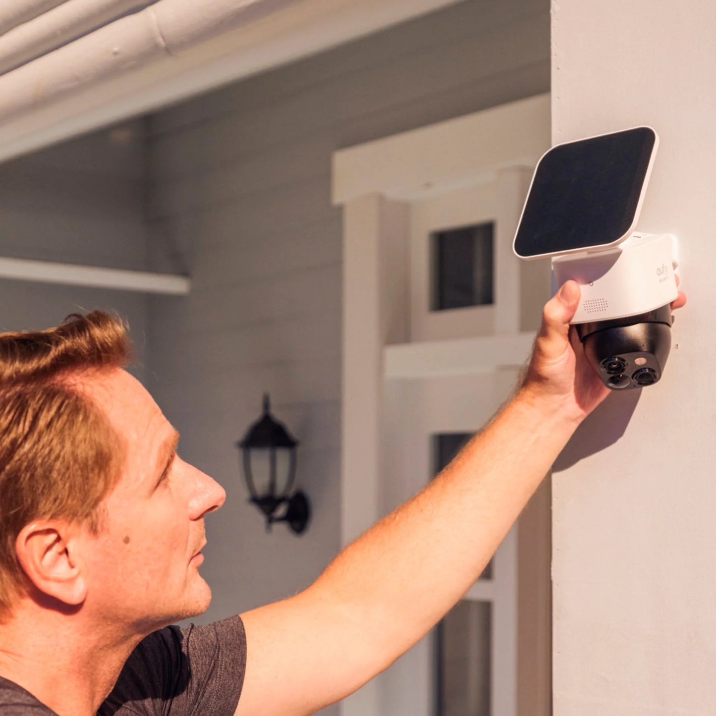eufy Security – SoloCam S340 Outdoor Wireless 3k Security Camera with Dual Lens – White