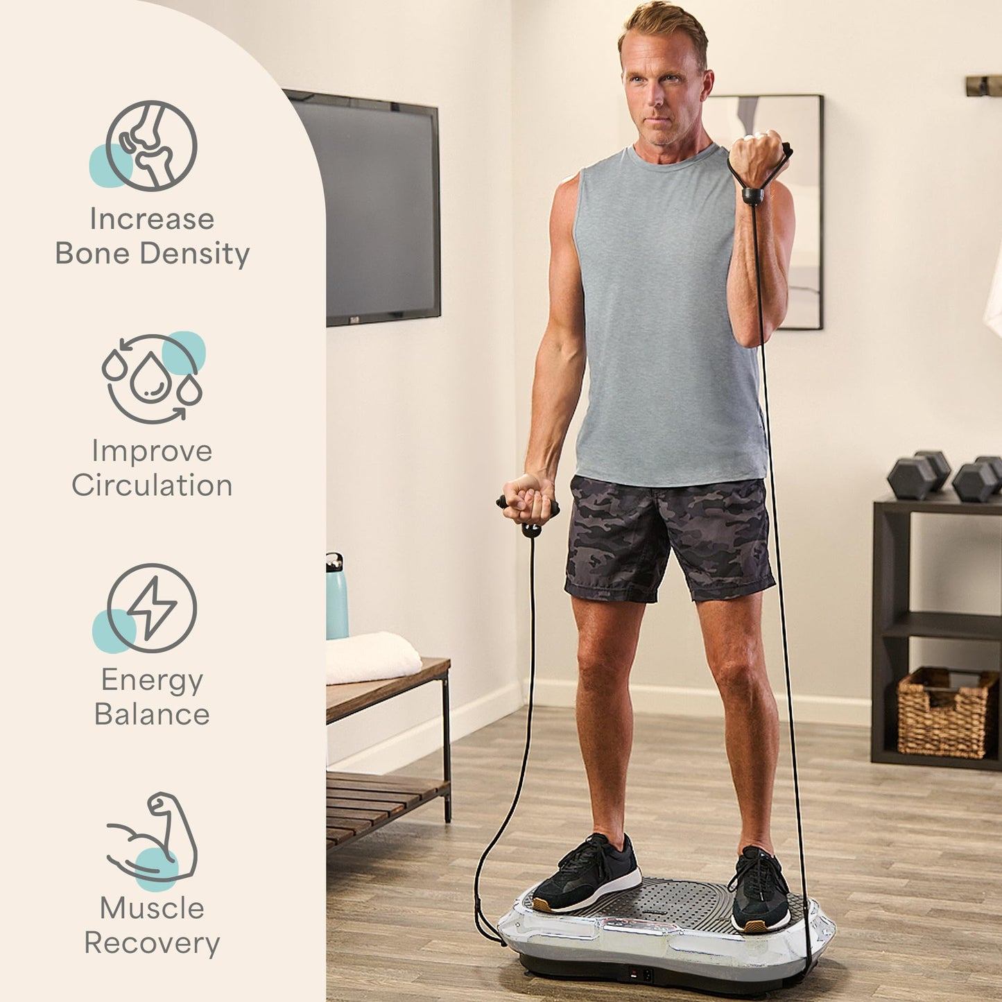 LIFEPRO Waver Vibration Plate Exercise Machine for Fitness