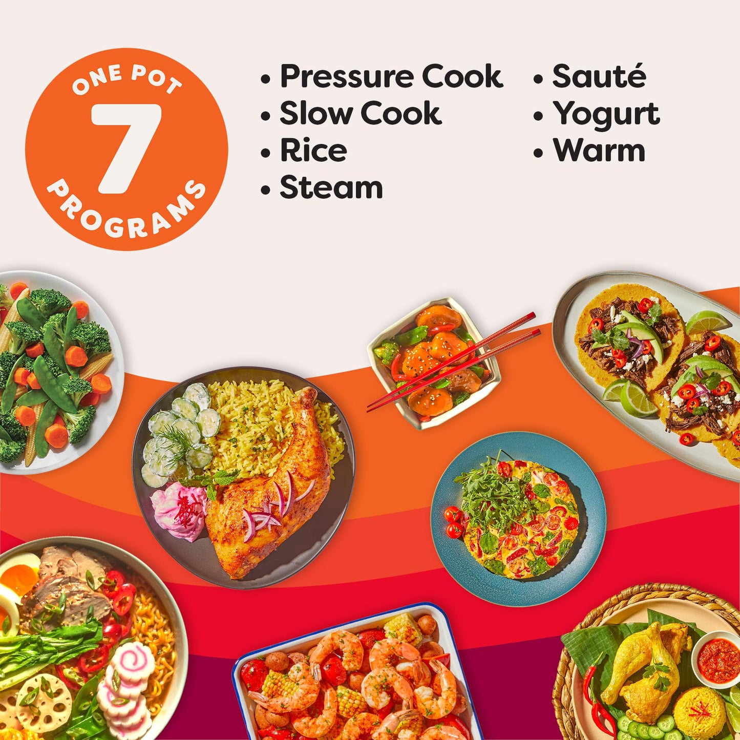 INSTANT POT 4QT RIO Mini 7-in-1 Multi-Cooker & Pressure Cooker