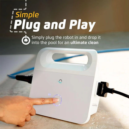 Dolphin Nautilus CC Robotic Pool Vacuum Cleaner All Pools up to 33 FT - Wall Climbing Scrubber Brush