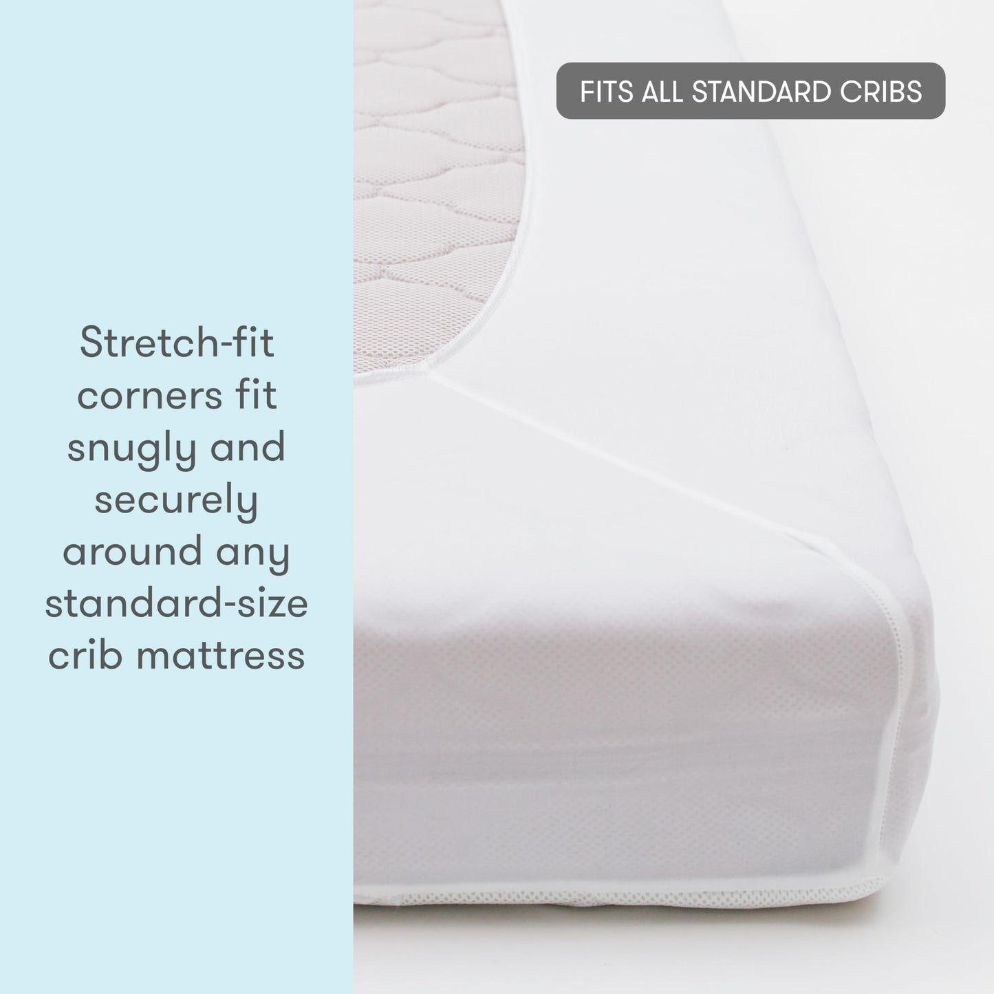 NEWTON BABY Waterproof Crib Mattress Pad | Ultra-Breathable Comfort