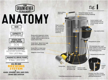 Connect Complete All In One Home Beer Brewing System, 8 gallons