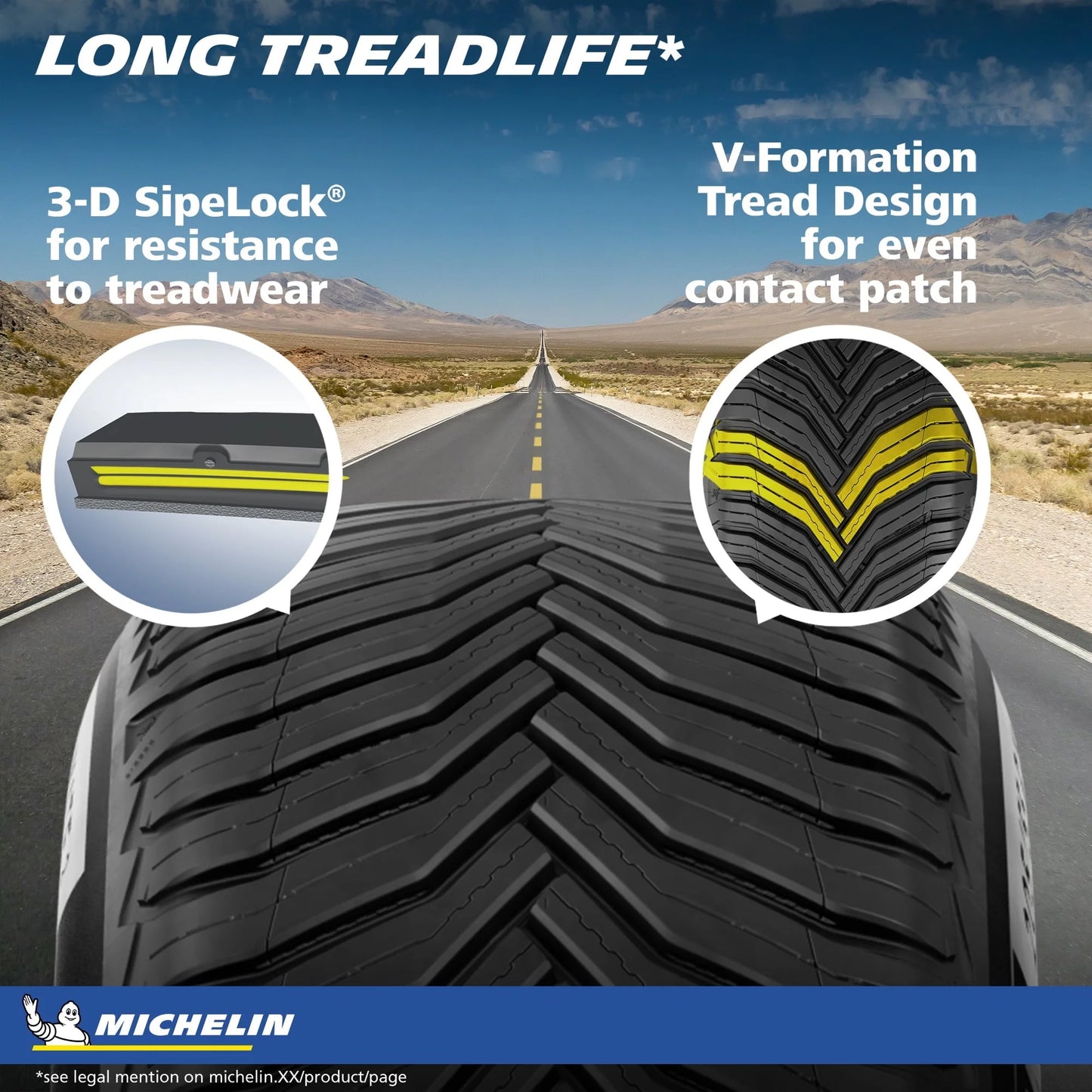 Full season 245/45R21/XL 104V tires